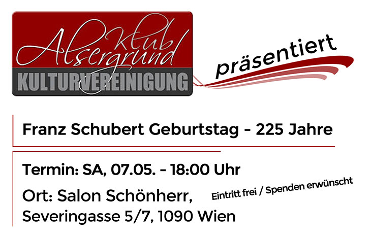 Franz Schubert Geburtstag – 225 Jahre